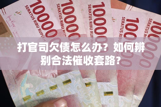 济南打官司欠债怎么办？如何辨别合法催收套路？