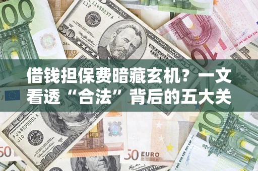 济南借钱担保费暗藏玄机？一文看透“合法”背后的五大关键陷阱