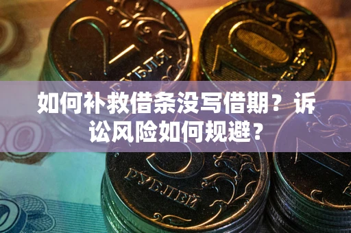 济南如何补救借条没写借期？诉讼风险如何规避？
