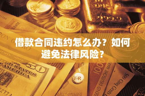 济南借款合同违约怎么办？如何避免法律风险？